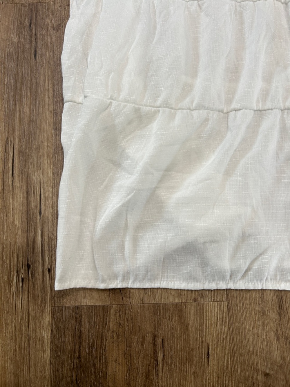 White Maxi Skirt - Lightweight Summer Skirt size small - Picture 6 of 9